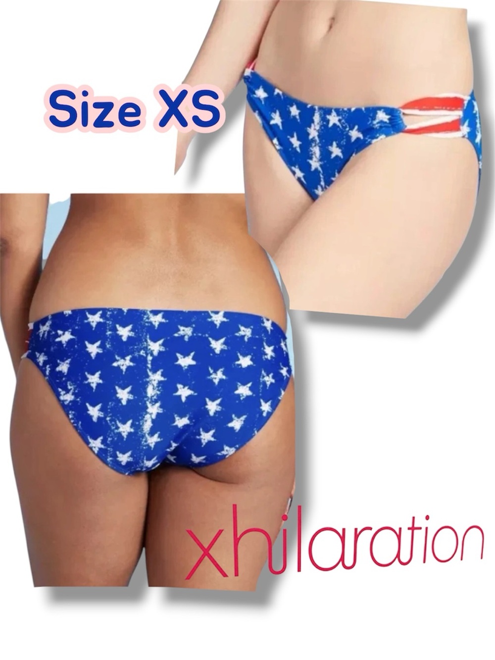 Hipster Bikini Bottom - Xhilaration Stars and Stripes Print TARGET Juniors' XS